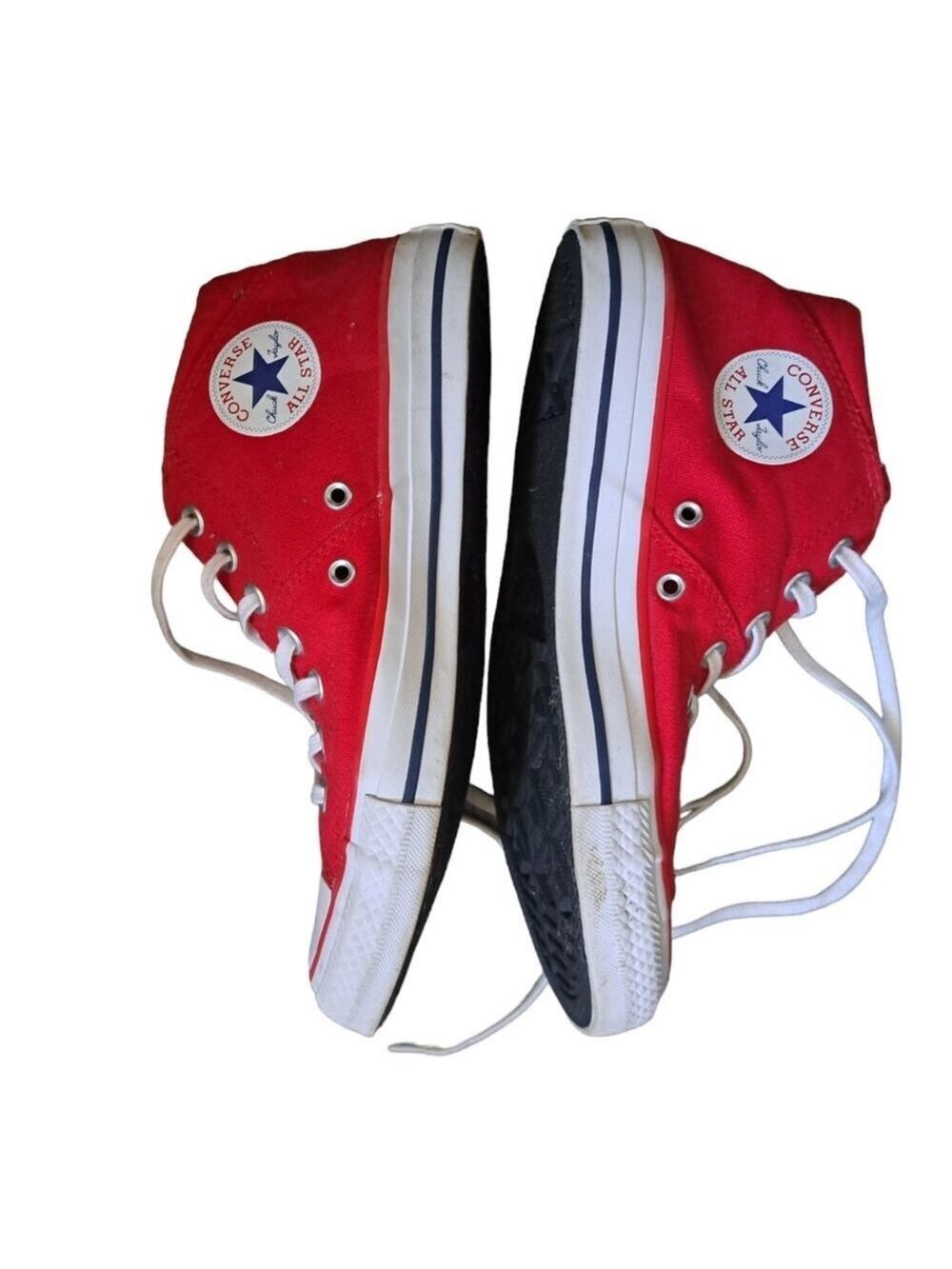 Converse Chuck Taylor All Star Madison Mid Top Sneakers shoes red canvas comfy 9 - Picture 3 of 12